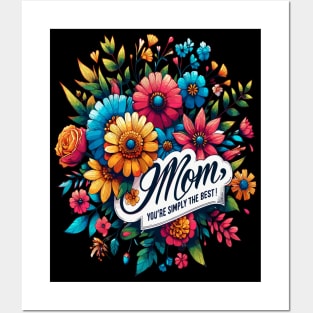 Moms Blooming Bouquet Posters and Art